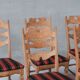 Oak danish mid-century dining chairs