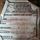 Turkish carpet from Anatolia - 72x115