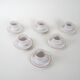 Ensemble de tasses en porcelaine, design italien, années 1980, production : Italie
