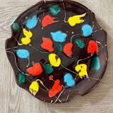 Vercor dish floral and abstract decoration