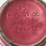 Old raspberry red pitcher from Onnaing, early 20th century.