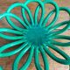 Bowl / Fruit bowl - Accolay ceramic - emerald green - vintage 1960s