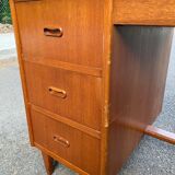 Scandinavian teak desk 1970 Denmark