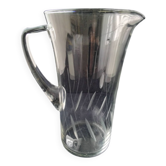 Water pitcher, pitcher, ground glass carafe 1.4 L