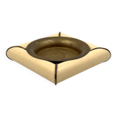 Tommaso Barbi, mid-century brass ashtray, Italy 1970