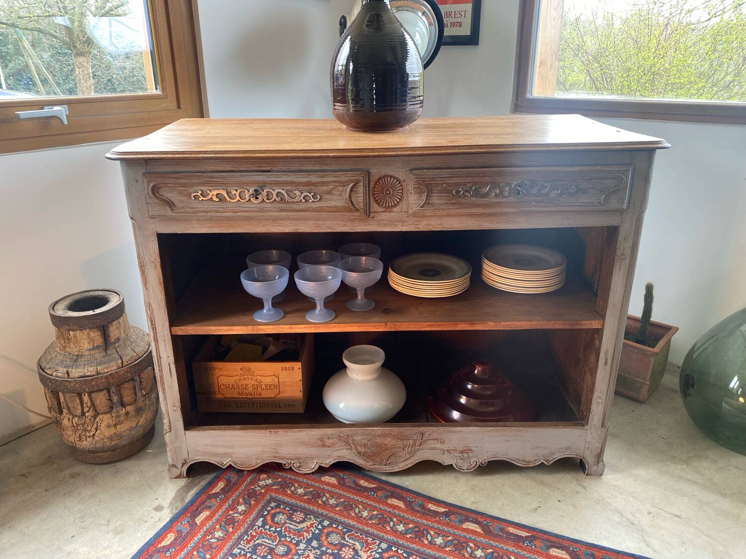 19th century buffet Small counter