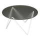 Table basse ronde minimaliste hollandaise. Années 1950