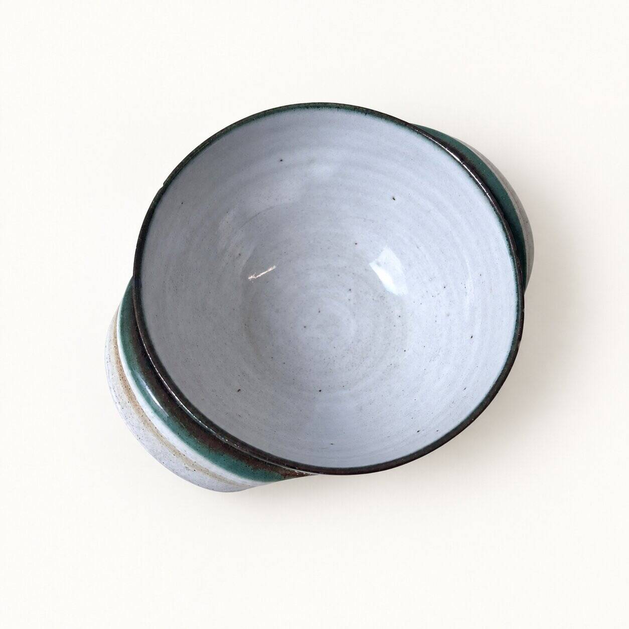 Bol en céramique de R. Picault décor de vagues, années 60