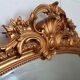 Former mirror gilded with pediment - 153 x 101 - Style Napoleon III