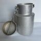 Old aluminum milk jug 1.5 liters