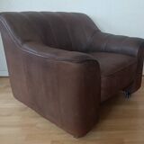 Fauteuil club suisse de Sede Designer Cuir Modèle DS44 1970’s