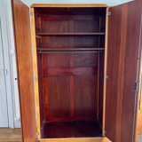 Art deco veneer cabinet