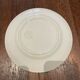 Set of 3 flat plates cloth cloth green vintage Moulin des Loups