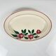 Large oval Sarreguemines "Samois" platter, early 20th century