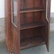 Old wooden glass cabinet