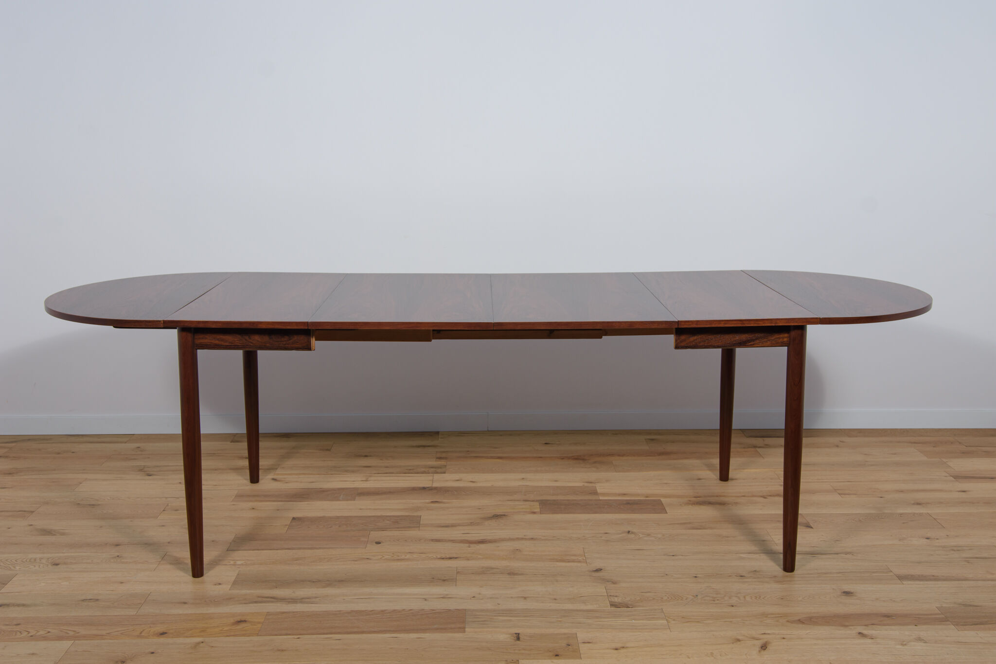 Table à manger danoise extensible en palissandre du milieu du siècle, années 1960