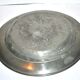 Old hollow plate dish in Tin "Koch Blockzinn"