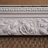 Louis Philippe mirror with patinated cartouche