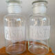 Set of 2 Large Glass Pasta Jars with Stopper Lids, 4 Litre Pasta Containers