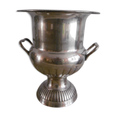 Medicis style champagne bucket in silver metal