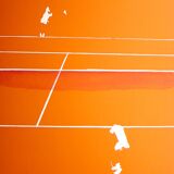 Original lithograph signed and numbered Gilles Aillaud, Roland-Garros, 1984.