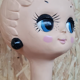 Vintage Twiggy hat head 60s-70s