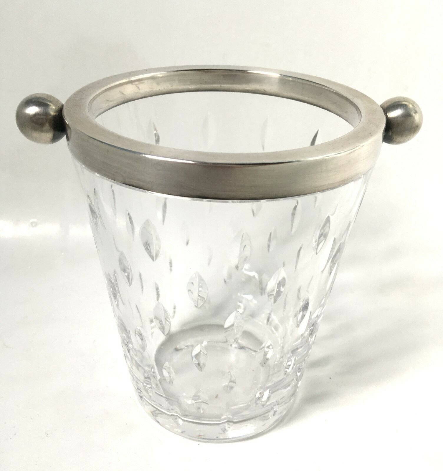 Crystal and solid silver ice bucket 800