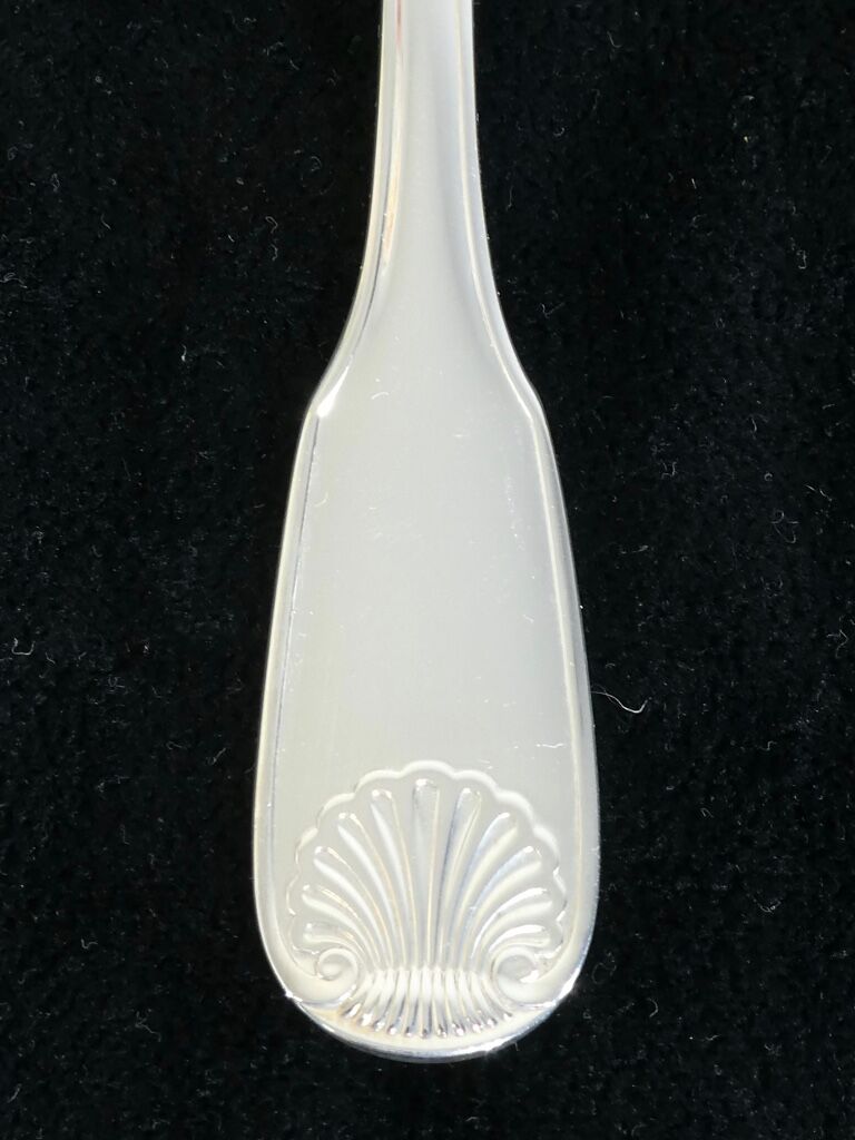 12 spoons Christofle model Vendome in silver metal