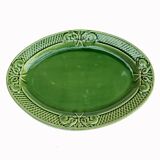 Lot service 6 dessert plates and 1 green dish Bordallo Pinheiro Portugal rabbit rabbit vintage