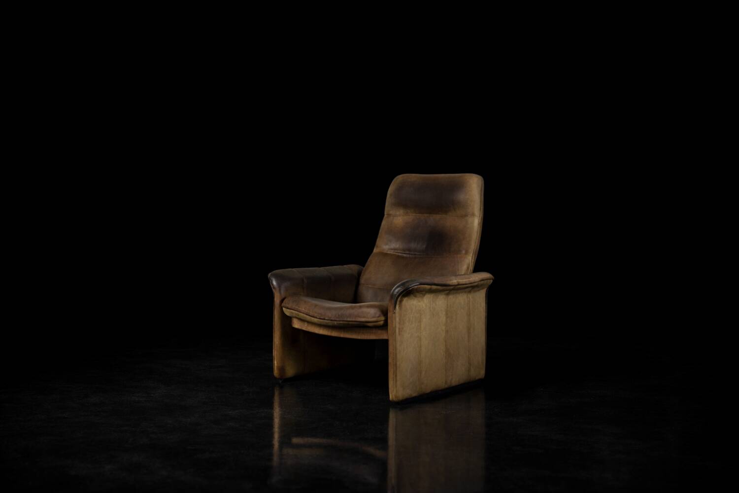 Fauteuil DS-50 vintage en cuir de buffle par De Sede