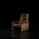 Fauteuil DS-50 vintage en cuir de buffle par De Sede