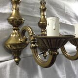 Pair of bronze applique 1 light