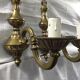 Pair of bronze applique 1 light