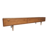 Vintage Scandinavian teak sideboards from the 1970s.