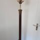 Vintage floor lamp from the 1950s, shade made of pig bladder.