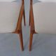 Model 138 Teak & Kvadrat Hallingdal Dining Chairs by Johannes Andersen for Uldum Møbelfabrik, Denmark, 1960s, Set of 2