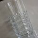 6 vintage multi-faceted glasses