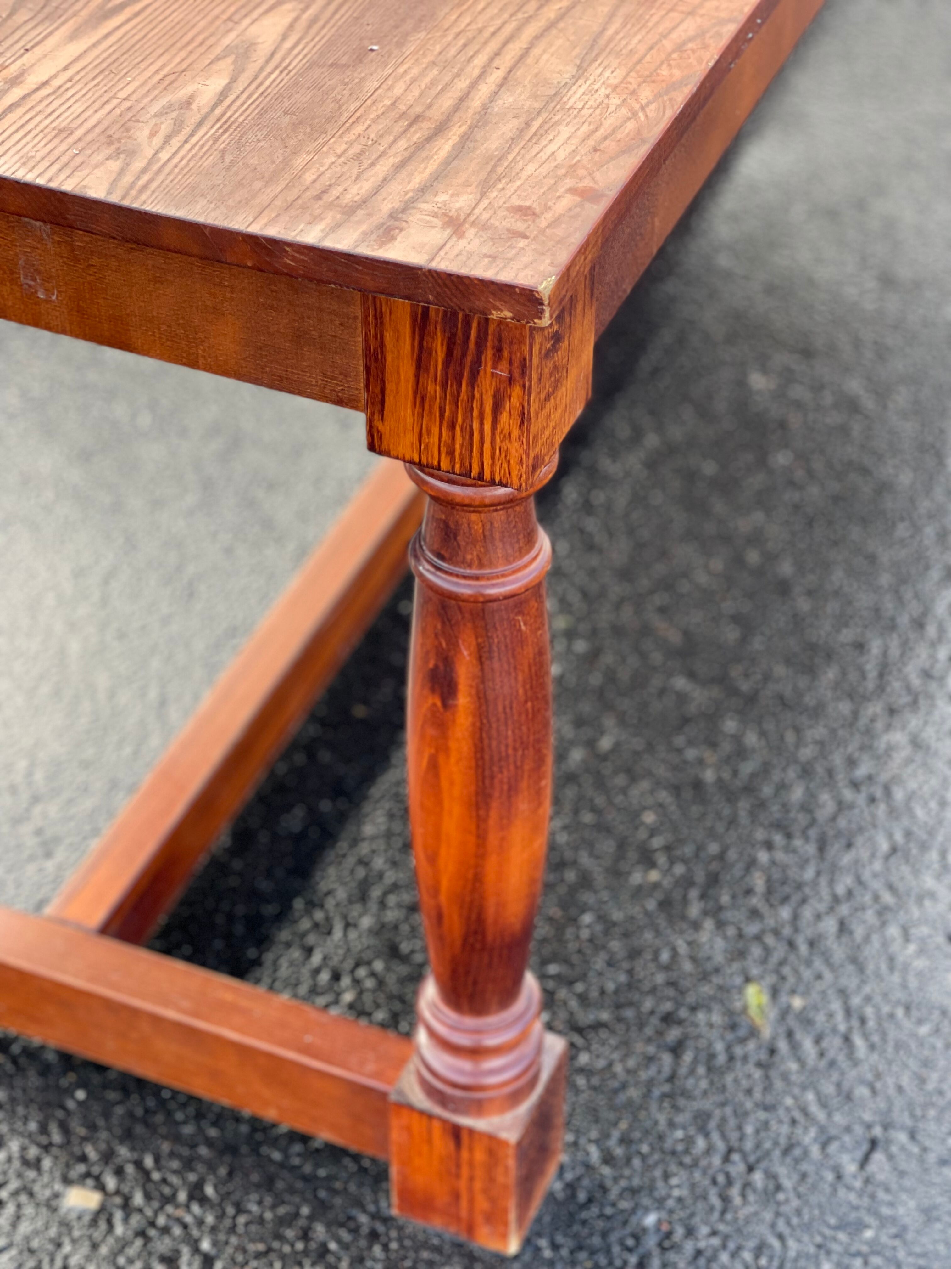 Bistro dining table / wooden farmhouse 1950'