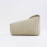 Beige Cinna Sandra Armchair & Footstool by Annie Hiéronimus for Ligne Roset