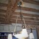 Chandelier Muller brothers Lunéville time Bowl Deco