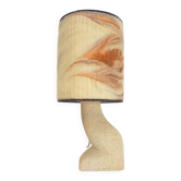 Arts & Crafts Style Brutalist Natural Stone Table Lamp, 1970s