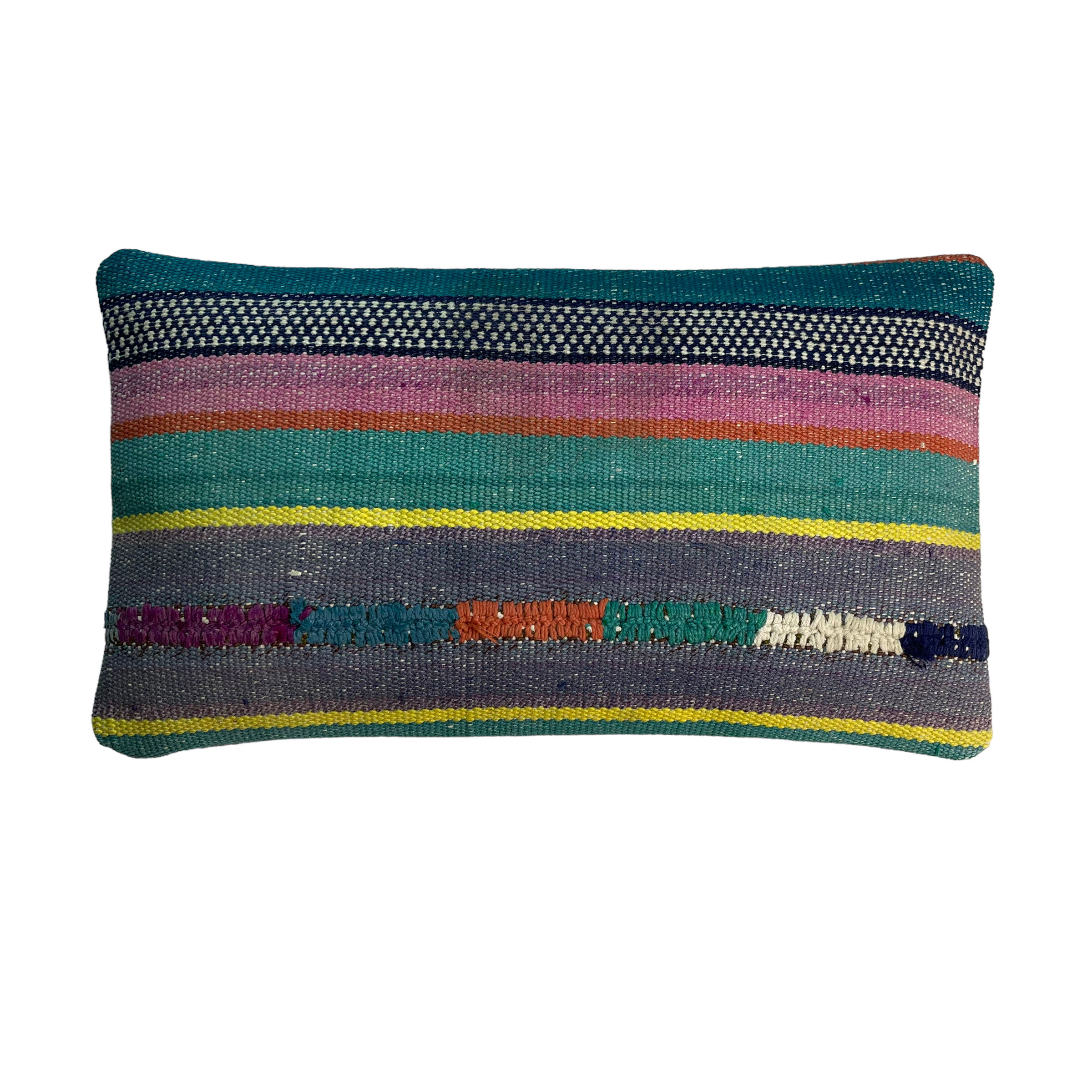 Turkish handmade kilim cushion cover , 30 x 50 cm