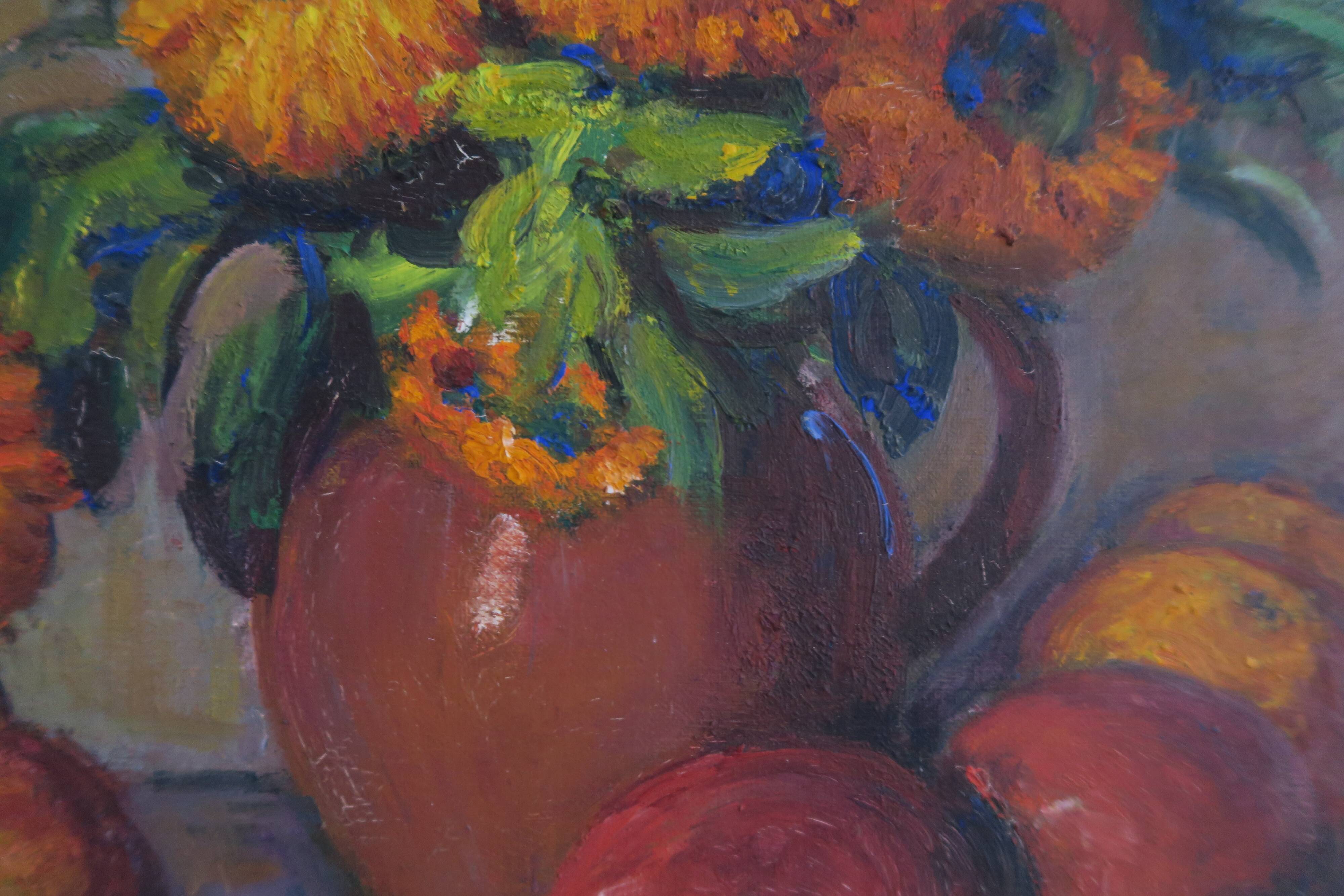 Still life bouquet of worries by Paul Deltombe