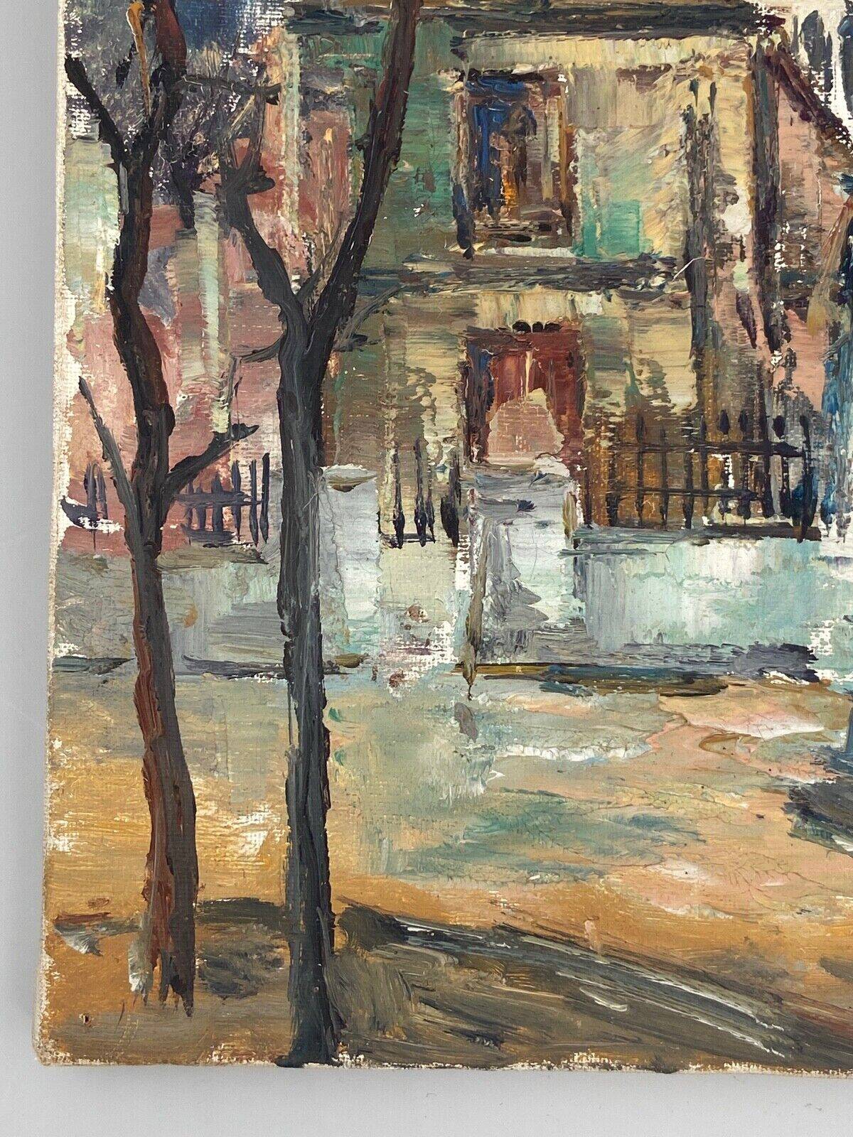 Oil on panel by Gino Milani Paris Saint-Pierre de Montmartre 1975