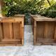 Pair of exotic wood storage columns - China