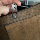 Vintage mirror cloakroom wall coat rack