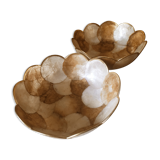 Duo de cups in mother-of-pearl