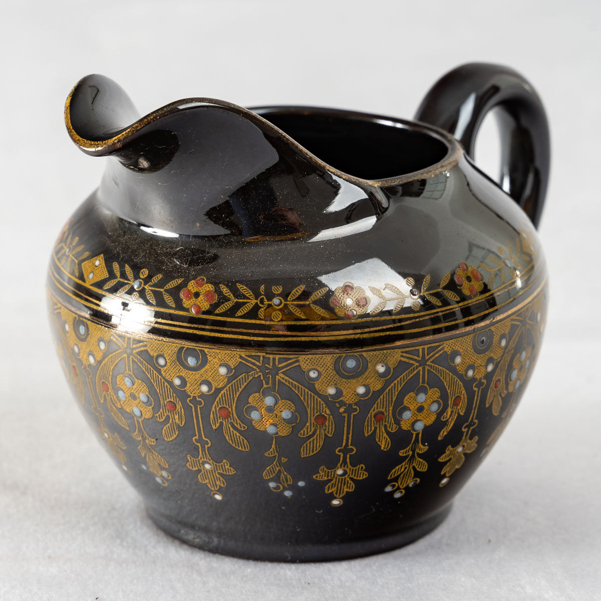 Tea Service - Sarreguemines - Rockingham Model - XIXth Century