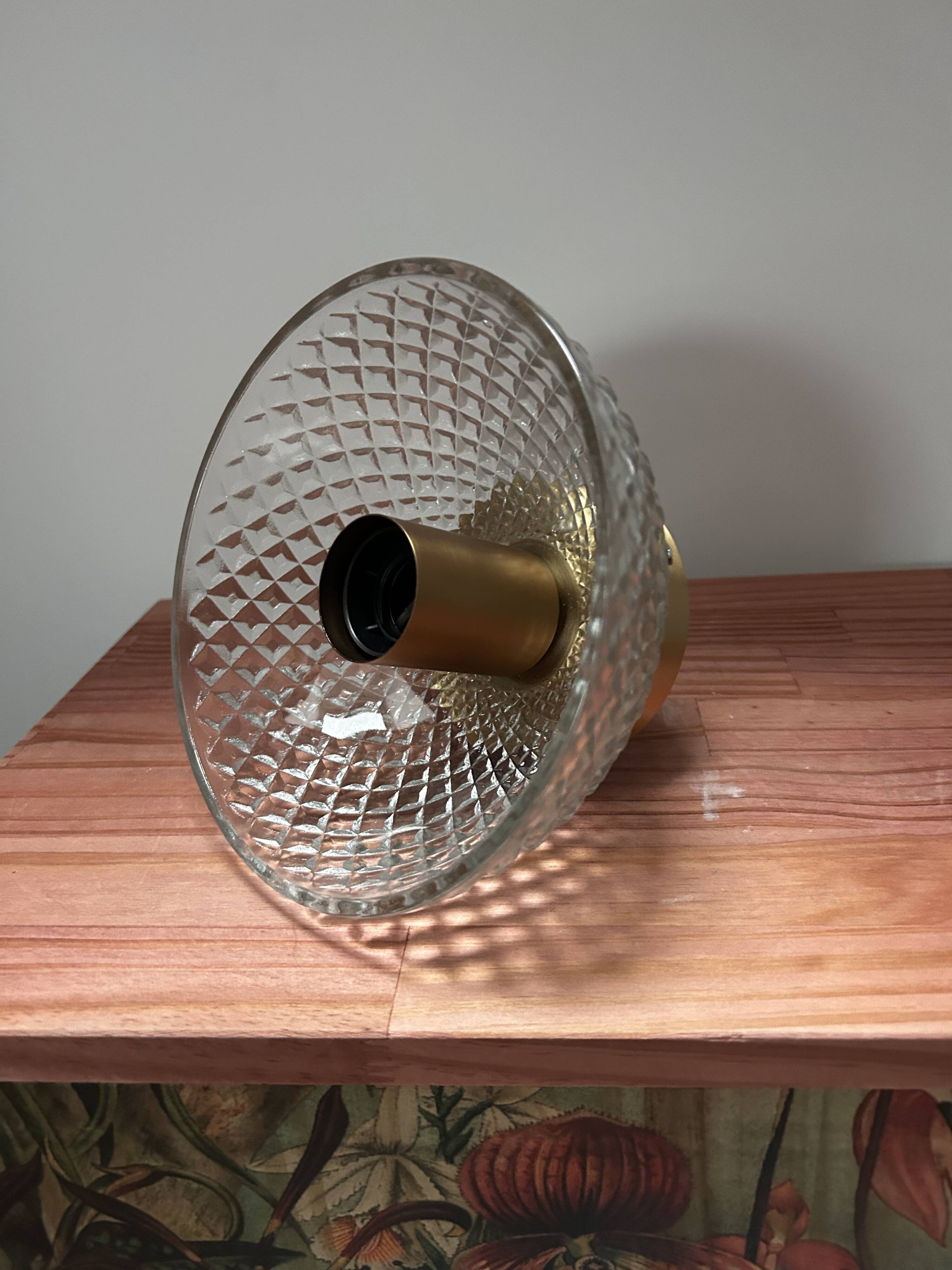 Vintage globe wall light