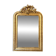 Miroir trumeau en stuc doré sculpté et mouluré 113 x 78 cm